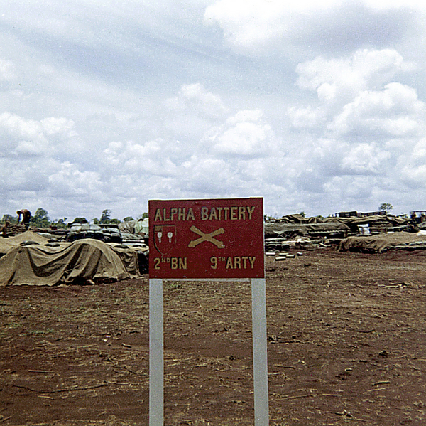 LZ St George
Our battery sign stands proudly while we build LZ St George.
