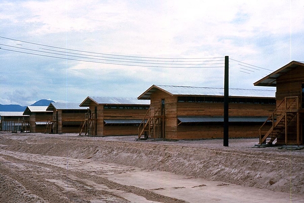 Cam Ranh Bay - Barracks
No doubt about it...these are the best barracks in the world...the ones you leave behind at Cam Ranh Bay.  This was the most welcome sight you could ever see after spending a year in a jungle combat zone.
