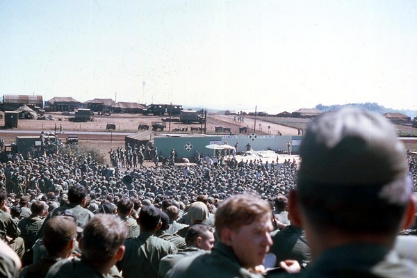 Bob Hope Show
Bob Hope entertains the troops - Dec, 1966.
