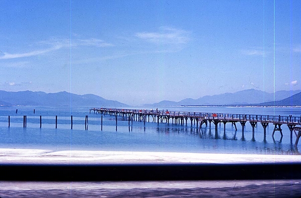 Cam Ranh Bay Amenities
View, beach, blue water, a pier, and a ticket home.
