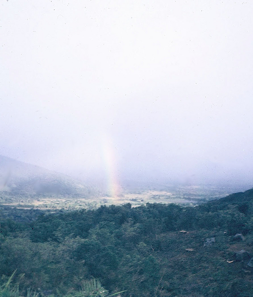 Catch a rainbow
Rainbow shines from LZ OD - 1967.
