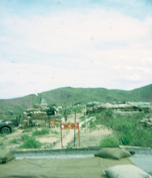 View of FDC CONEX
Taken from top of EM personnel bunker.
