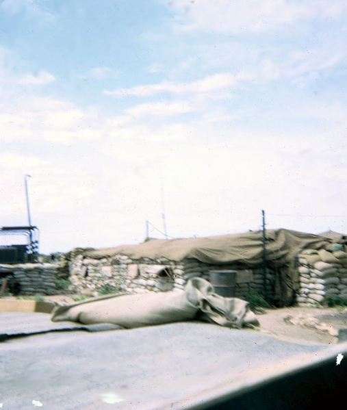 Ft. Sandbag
Artillerymen know the value of sandbags...throughout the firebase.
