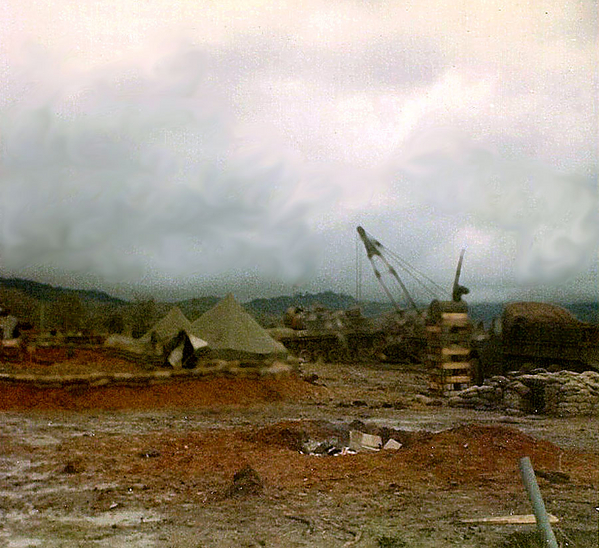 An Khe Pass; Hwy 19
Tank Wrecker in background.
