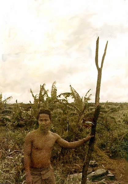 Clear-cutting
Clearing the jungle so that we could see "Charlie" better.
