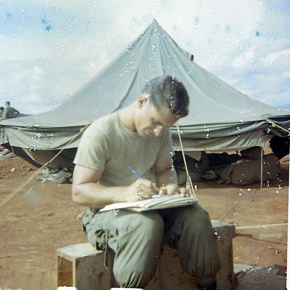 Writing home
We knew him as "Playboy" and that he was from Arkansas.
