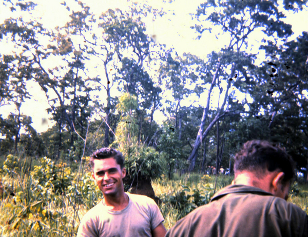 Happy Camper
PFC Danny J. Ryan of the 3rd gun section, Charlie Battery.
