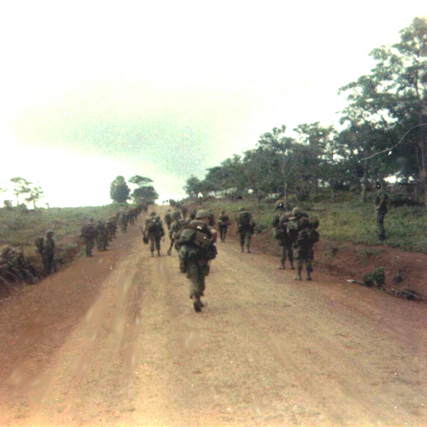 Road March
Classic formation for a jungle road march.
