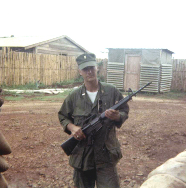 The FNG
"FNG" Lt Kurtgis attending orientation at Camp Enari and getting assignment as the FO for "B" Company, 1/35th.
