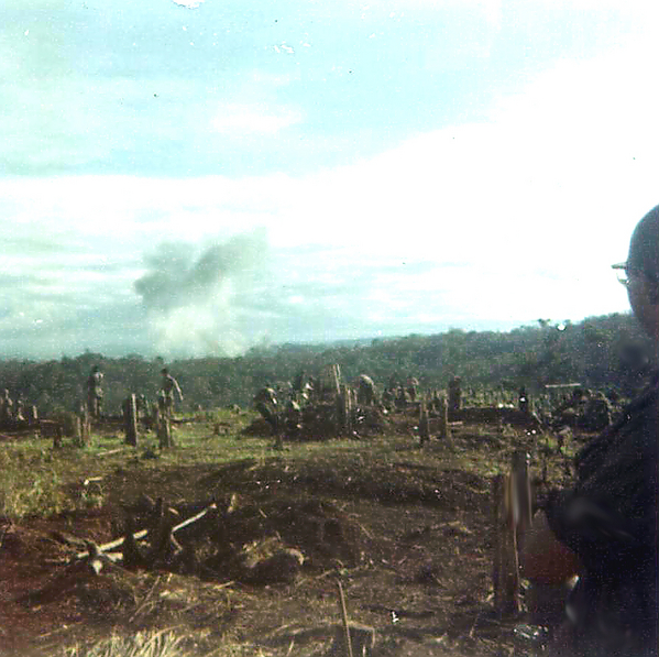 Aftermath
Next Day: Abandoned firebase booby trapped.  More casualties for B-2-35.
