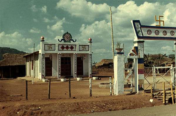 Roadside Temple
Buddhist temple just one of the scenic sights on convoy duty.

