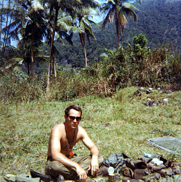 The Palm Grove
Sitting around the campfire.
