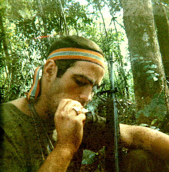 B/1/14
Smoke break while defending position with B/1/14. 

These guys were no nonsense and as tough as they came.
