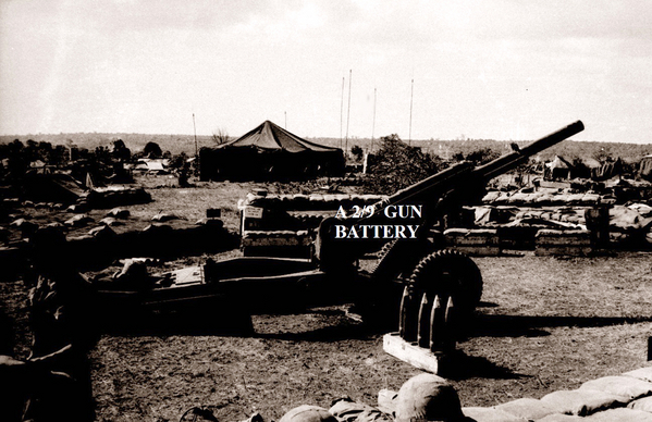 "A" Battery, 2/9th
"A" Battery outfitted with M-102s.
