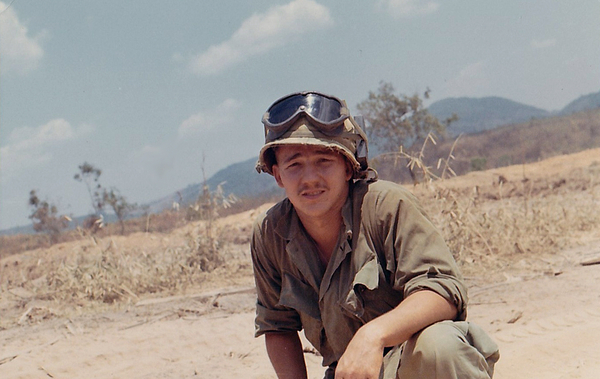 March, 1969 - Heading back to Oasis
Taking a break on the road back to LZ Oasis from Ben Het.
