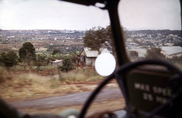 Convoy to LZ Oasis
January, 1969.  We took a right and are heading to Oasis.
