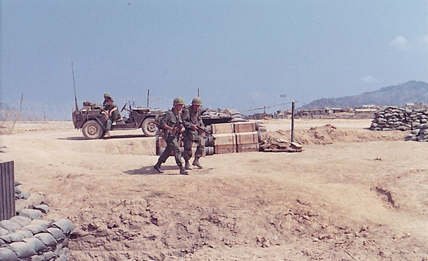 March, 1969 - Ben Het
Looking across at the Ben Het Special Forces camp.
