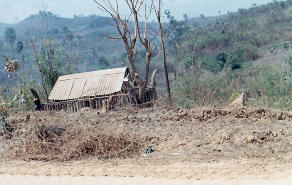 On the road, leaving Ben Het
You could never tell what you would see on the side of any road in Vietnam.
