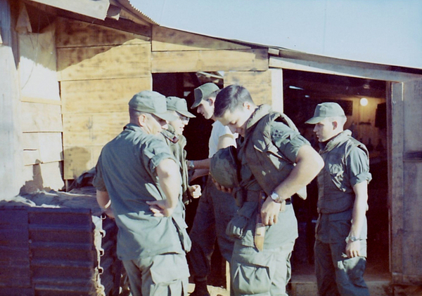 June, 1969: My Commo Assignment
June, 1969.  At the Commo Hut, 2/9th Arty, Camp Enari
