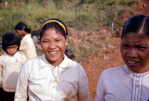 The kids
The nice kids on Kontum mountain.  We ran for LZ Oasis that night.
