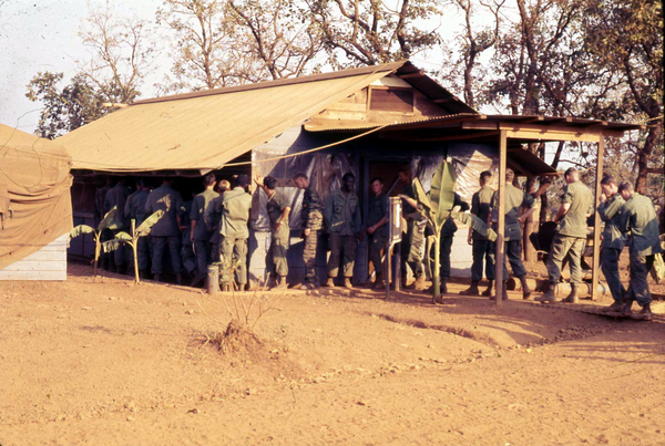 Hot Dog!
We got a Mess Tent at LZ Oasis.  Don't this would qualify for the new modern-day term of "dining facility".
