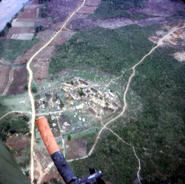 Village below
This is a village north of Kontum.
