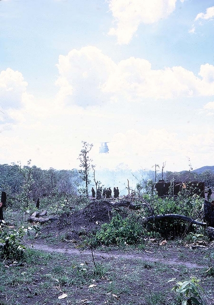 Mountainous LZ
LZ in the Chu Pa mountain range...spring of 1969
