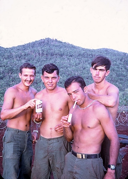 Group Photo
Larry Kettner - Terry Savely - Olsen - Sadeler.
We didn't need Weight Watchers back then.
