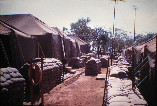 Redleg Alley
Got a fire bell, a sewer trench, lots of sandbags.  Looks civilized.
