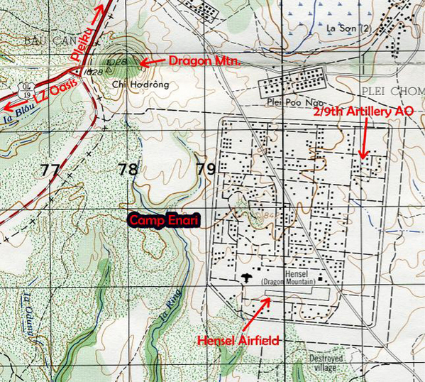 Camp Enari
A complete layout of Camp Enari.
