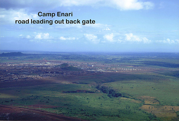 Camp Enari
The road leading out of the back gate.
