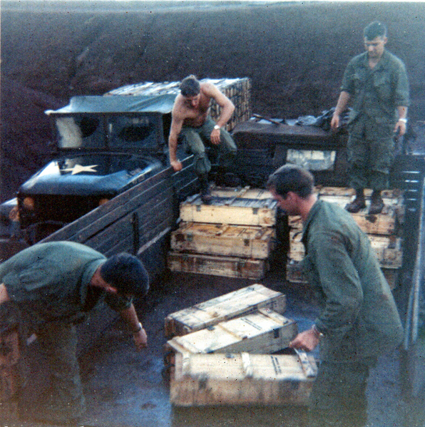 ASP
The ammunition supply point.  At top: Beal & Crebbs; Bottom: Jerry & Adam
