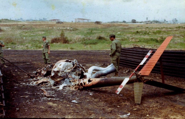 Aircraft at An Khe runway
Busted bubble.
