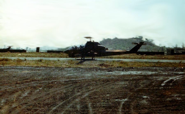 Aircraft at An Khe runway
Cobra ready for a mission.
