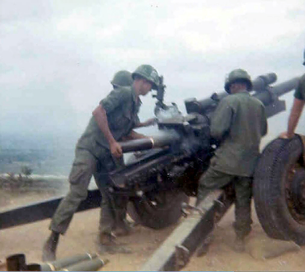 Fire Mission!
Carlos Casteel, me, and Bobby Gomez working the fire mission.
