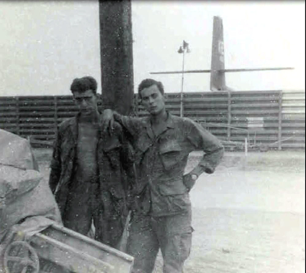 Waiting to load
Phil Orville & Bob Becker waiting to load planes to Kontum.
