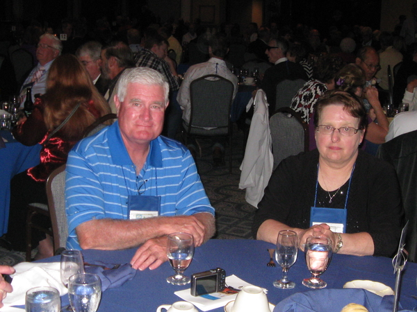 Saturday Evening Banquet
Bobby Day of A/2/35 and his wife.
