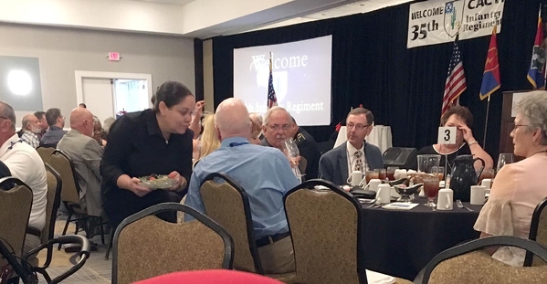 Banquet Night
Past Association President Pete Birrow at Table #3.
