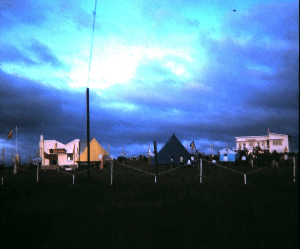 Pleiku series
From what I can determine, this was a Scout Jamboree.  There were what looked like several different troop flags and numbers.
