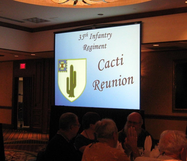 The Logo
Colorful logo screens mark the beginning of the closing Saturday night banquet.
