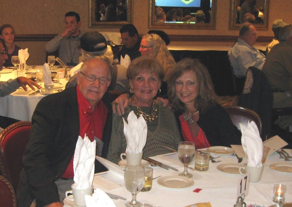 Don & Company
FO Lt Don Kieth with his wife Barb and her daughter Cindy.
