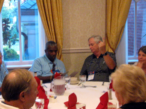 Joint Dinner - C-1-35 & 2/9th
Ernie Correia and Joe Turner near the window.
