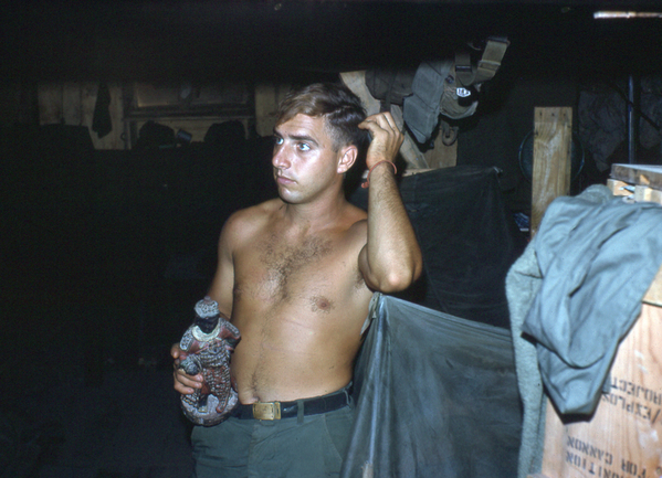 Flea Market?
Frank Simeone holds what appears to be a voodoo doll...or not.
