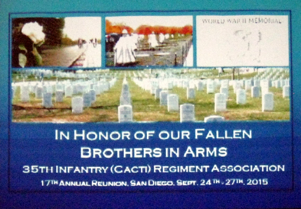 Saturday Evening Banquet
The Grand Ballroom of the Crowne Plaza was the site of the annual Banquet honoring the fallen.
