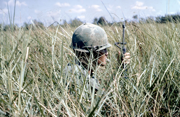 Search & Destroy
Both grunts and redleg FO parties know this sight all too well...going through the Johnson grass with your weapon at the ready.
