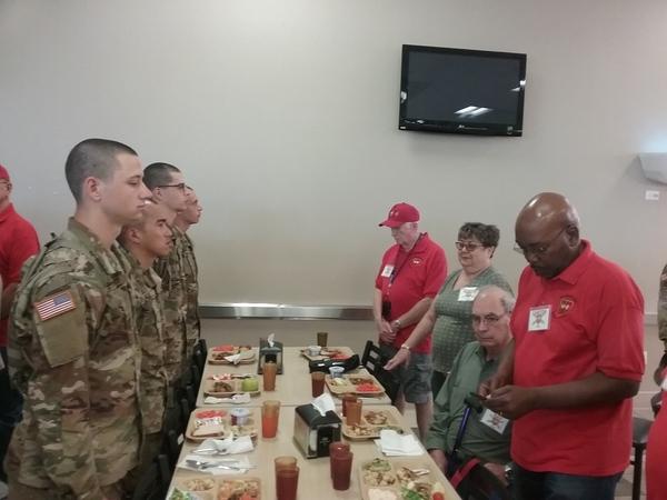 Lunch Time
Formerly known as "Mess Halls", they are now called "Dining Facilities"

Photo courtesy of John Cashin
