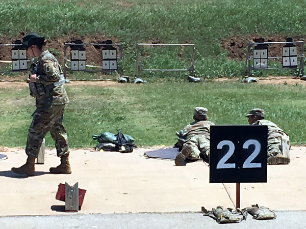 Firing Range
A trainee walks across the firing line.

Photo courtesy of Joe Turner
