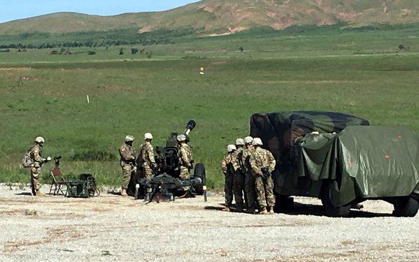 Thursday Firepower Demonstration
Preparing to fire.

Photo courtesy of Joe Turner
