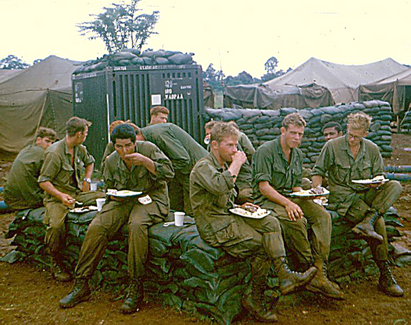 Compliments of Jenny Young
Men chowing down.  Anyone recognize themselves?
