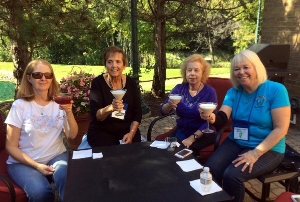 The Patio Girls
The wives know what to do!  Go out on the patio and have a refreshing cocktail.
